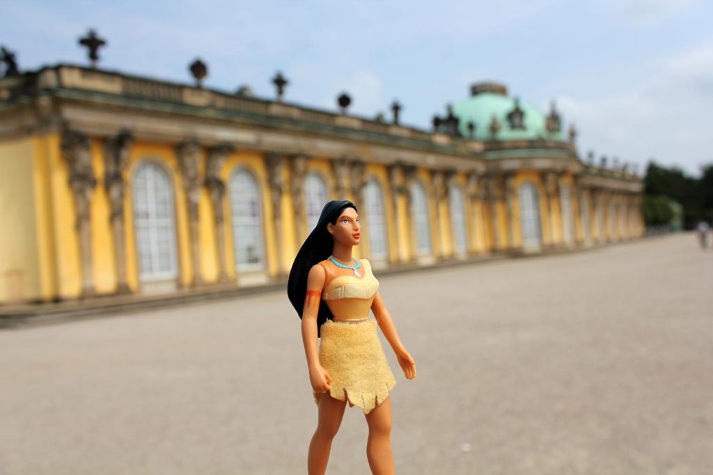 Pocahontas au château de Potsdam
