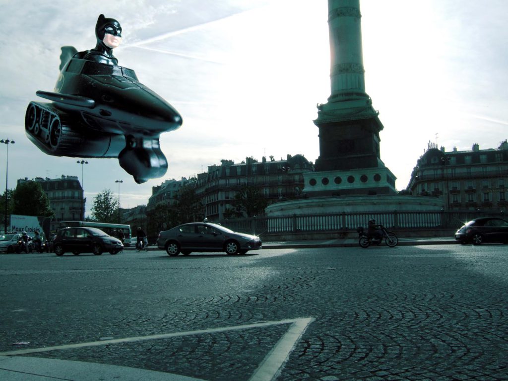 Batman place de la Bastille